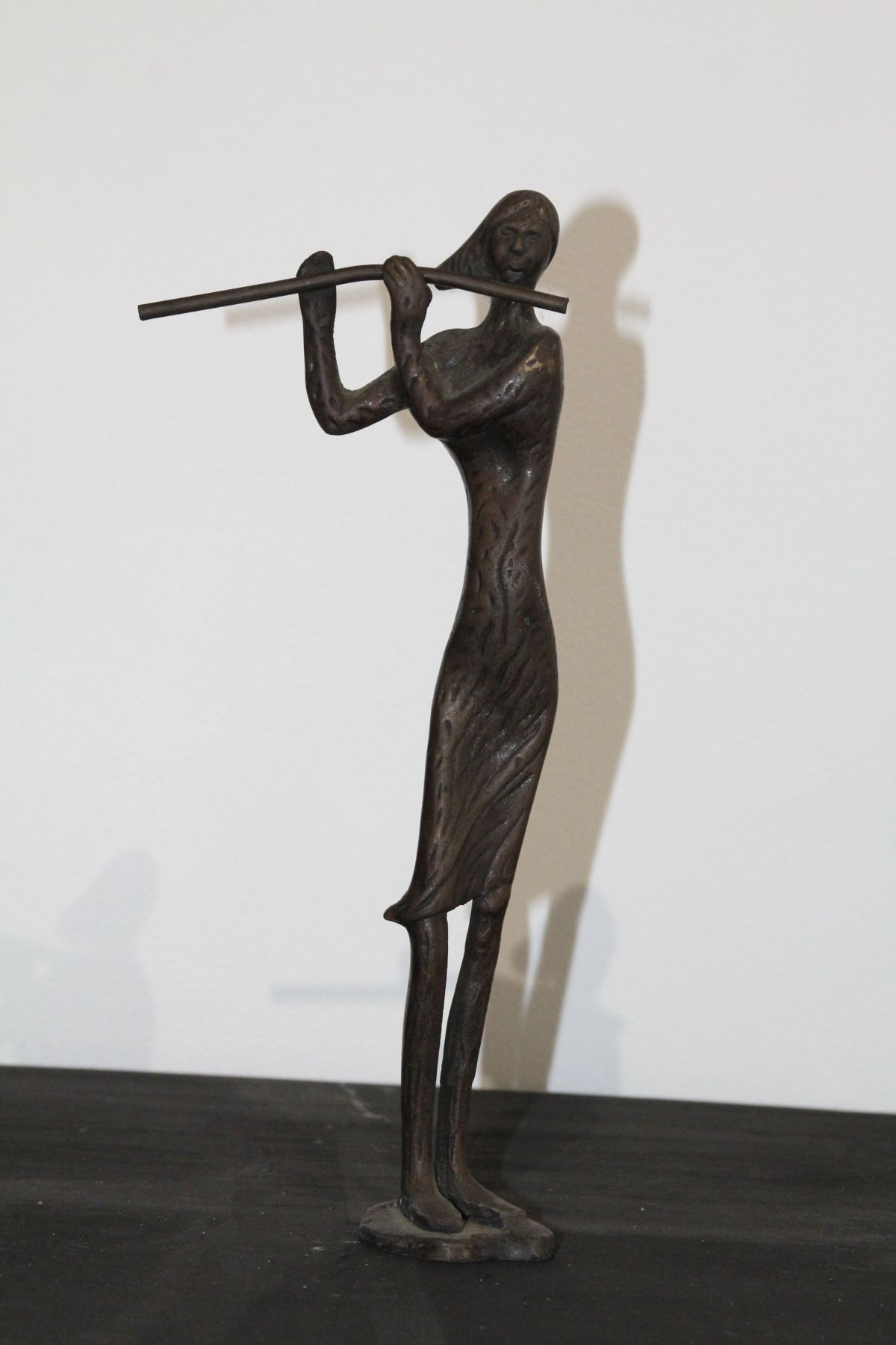 Sculpture musique en bronze